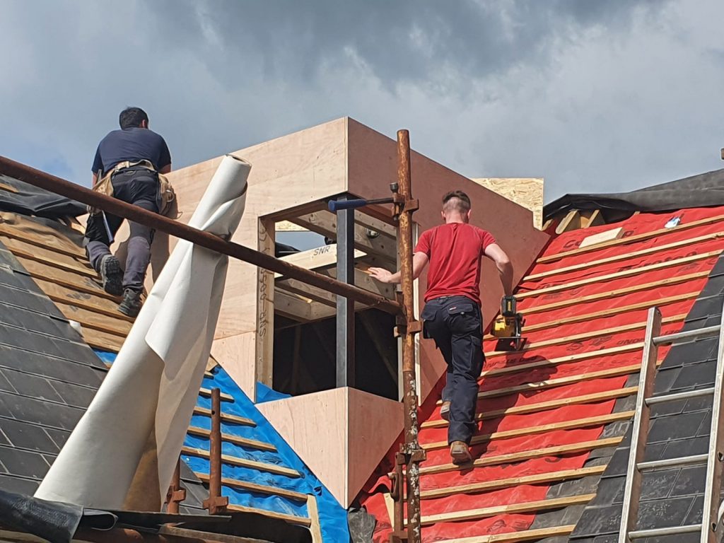 building stairwell